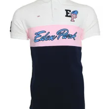 Высокое качество Eden Park Франция роскошный бренд летние мужские с коротким рукавом хлопковые рубашки-поло известные Camisa Masculina мужские s рубашки поло