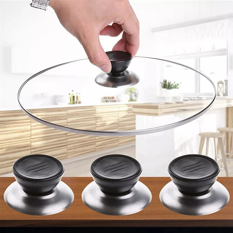 Pot Lid Handle 1/3Pcs Universal Pan Lid Handle Replacement Kitchen Cookware Pot Pan Lid Hand Grip Knob Handle Cover Kitchen Accessories Tools
