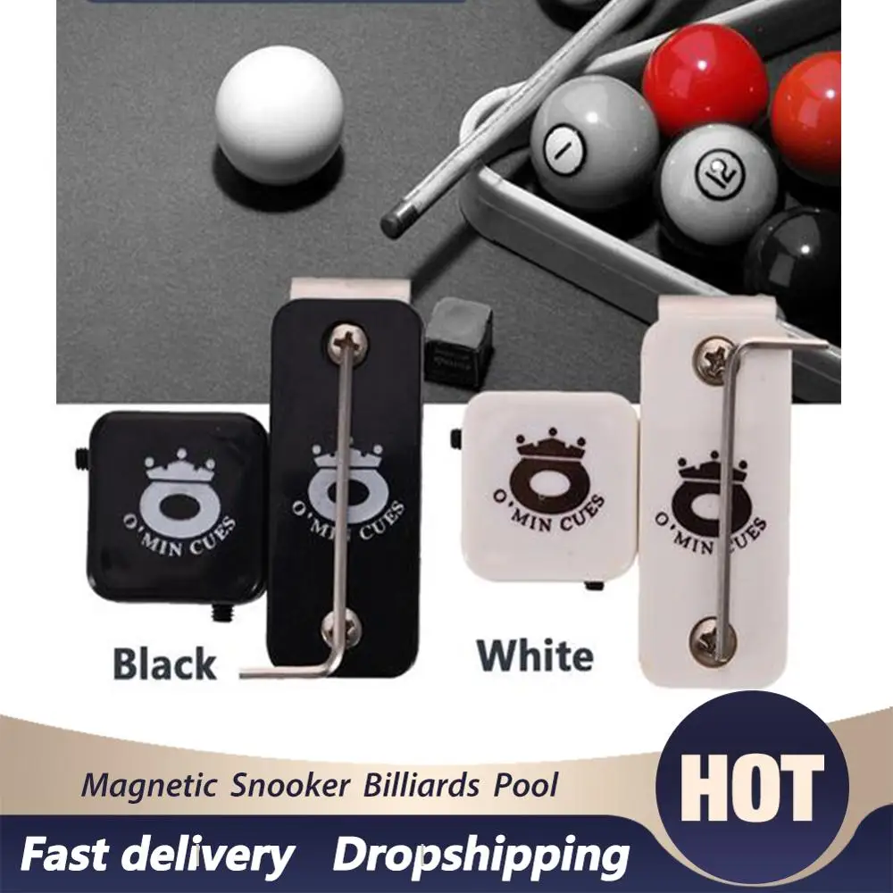 

Magnetic Snooker Billiards Pool Table Plastic Cue Chalk Holder W/ With Belt Clip Snooker Chalk Cases With Strong Power Magnet