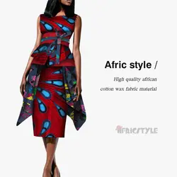 Модное эластичное платье 2019 африканские платья для женщин Bazin Riche одежда Vestidos Dashiki вечерние каникулы WY5349