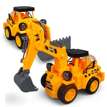

Engineering Car Model Diecast Universal Wheel Light Music Excavator Bulldozer Construction Model Toy Kid Children Boy Car Toy