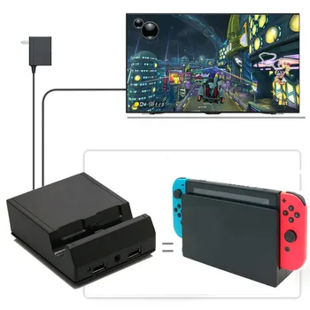 

Game Charging Base Switch Converter Replacement Dock Upgrade Portable Dock For N-switch Lite Replacement Video Converter Dock