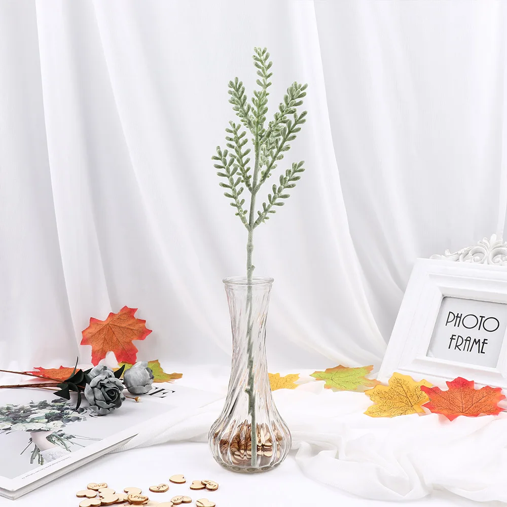 

1Pcs Artificial Fake Eucalyptus Bouquet Silk Flower Leaf Party Decor for Home Party Christmas Wedding Decoration Plants