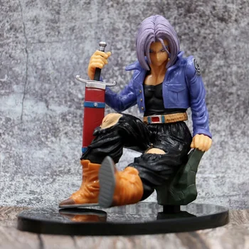 

Anime Dragon Ball Z Super Saiyan Trunks PVC Action Figure Collectible Model doll toy 12cm