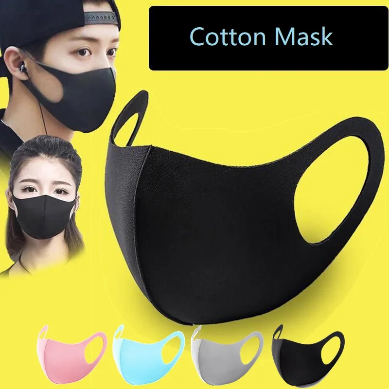 6 Pcs/Bag Cotton Cloth Mouth Mask Various Styles Reusable Washable Face Shield Masque Against Pollution Breathable | Красота и