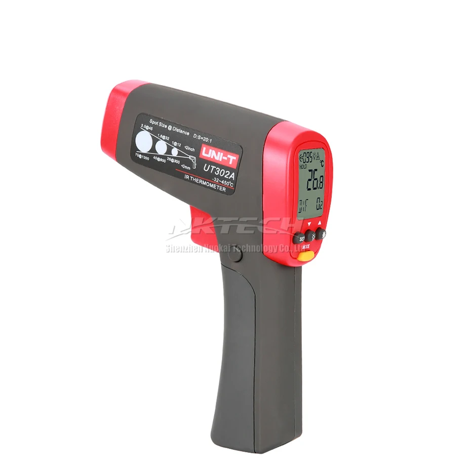 UNI-T лазерный инфракрасный термометр UT301A UT301A+ UT301C UT302A UT302C UT302D Высокоточный Бесконтактный ИК-пистолет промышленный температурный тест