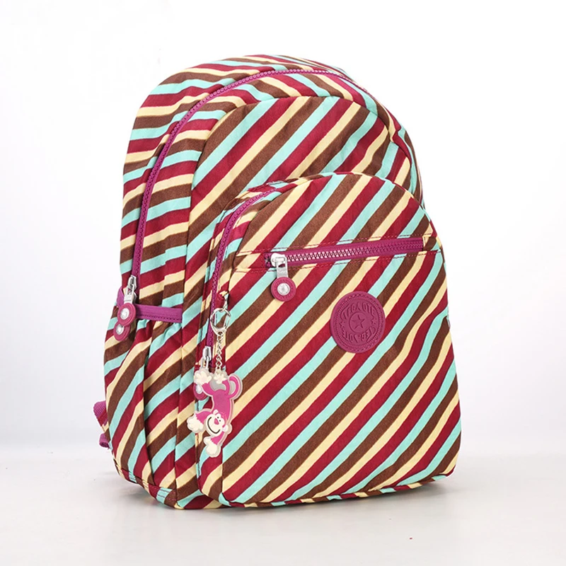 7 Рюкзак Kipled Mochila Mujer Escolar Feminina, школьный рюкзак для девочек-подростков, нейлоновые рюкзаки для женщин - Цвет: 7