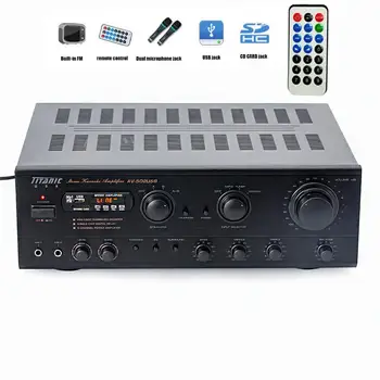 

7.1 channel 1100W high power FM radio USB SD card card package amplifier home theater professional stage AV amplifier