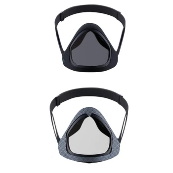 

Open the Smart Magnetic Mouth Mask with Double Dustproof Anti Fog Haze Pollution Silicone Face Protection