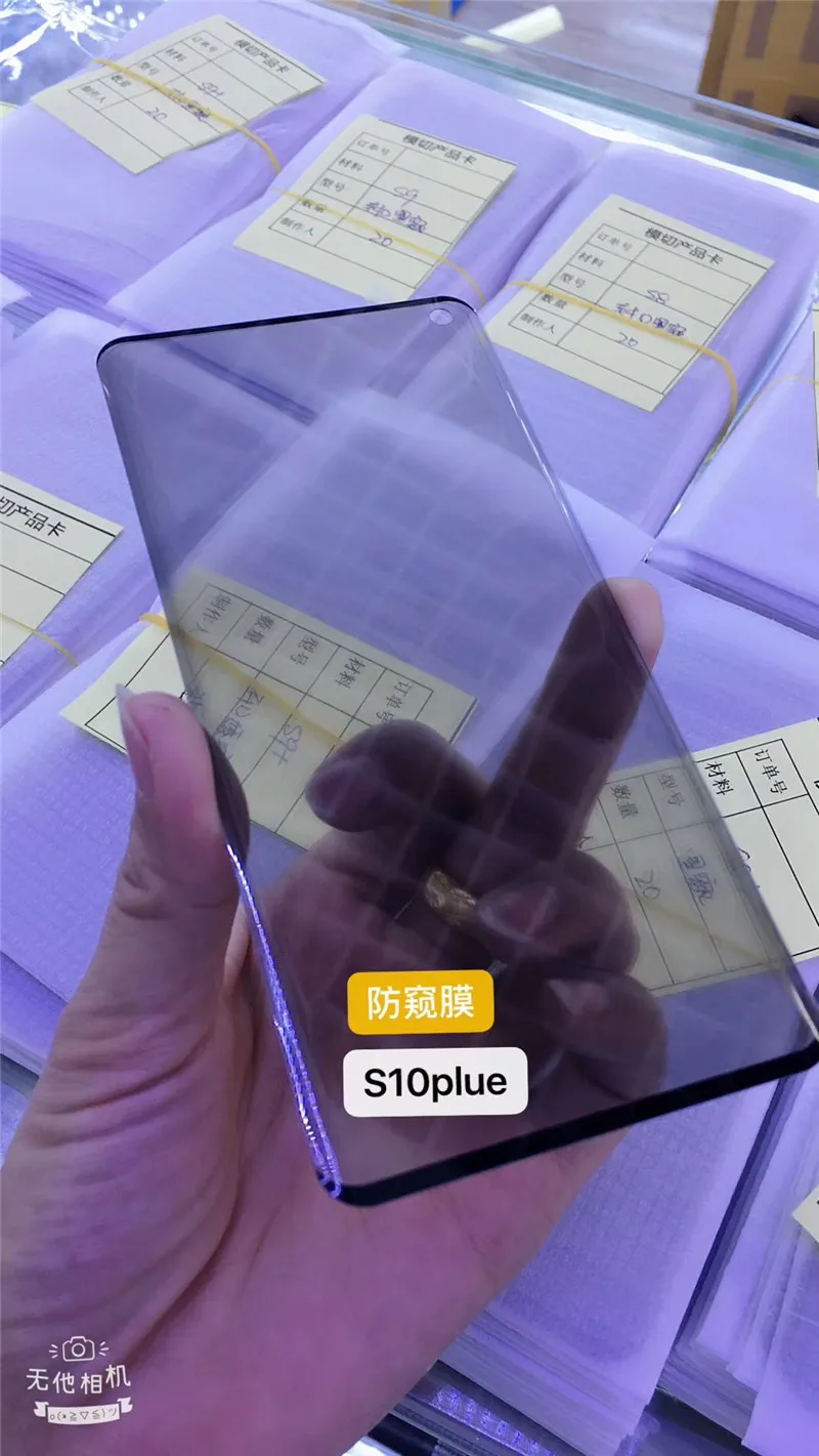 10 шт./партия 3D полностью изогнутое закаленное стекло для samsung Galaxy S10 S10plus S9 S8 Plus Note 8 9 Защита Защитное стекло для сохранения личной информации
