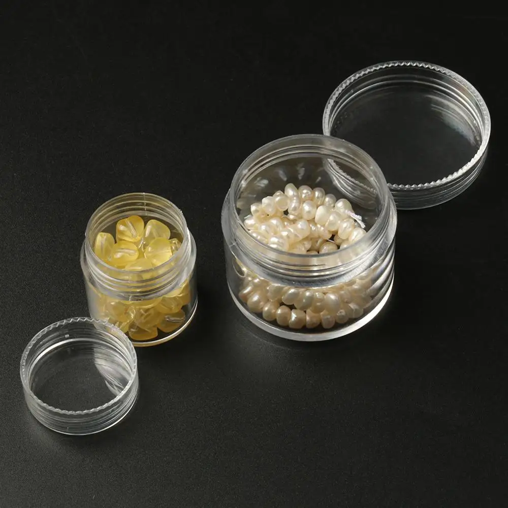 

4pcs/lot Plastic Jewelry Box Transparent Storage Container Earring Beads Portable Case for Handmade Diy Jewellery Accessories