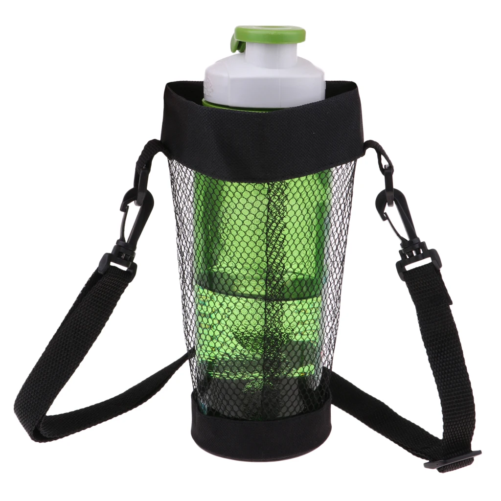 30oz Water Bottle Cup Mesh Carrier Bag Oxford Cloth Cover Bag with Strap