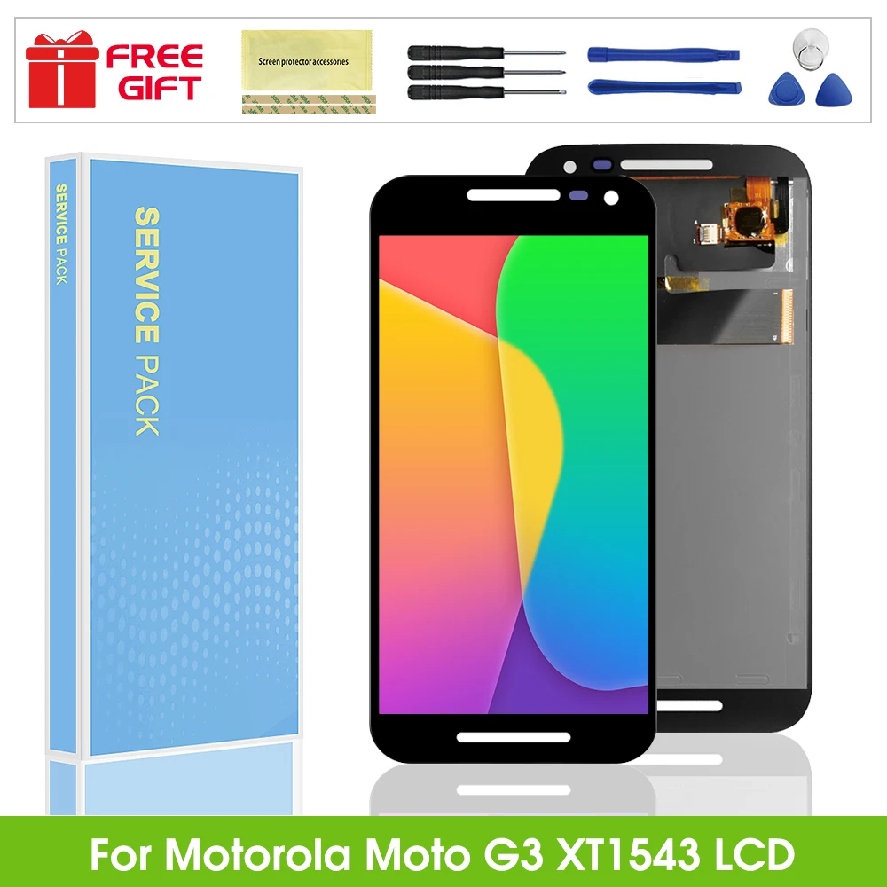 ЖК-дисплей с сенсорным экраном и дигитайзером в сборе для Motorola MOTO G3 XT1540 XT1541 XT1543
