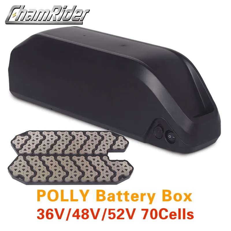 Чехол для аккумуляторной батареи Polly Down Tube Downtube E-bike Electric bike 10S 6P 7P 13S 14S 5P никелевые