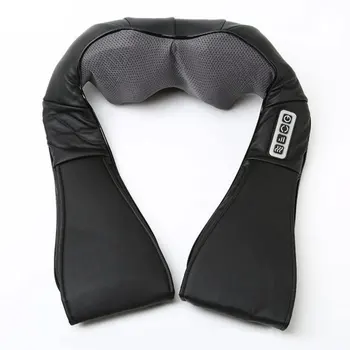 

Hot Compress Vibrate Infrared Physiotherapy Massage Shawl Neck Shoulder Back Forward And Reverse Kneading Relax Muscle Massager