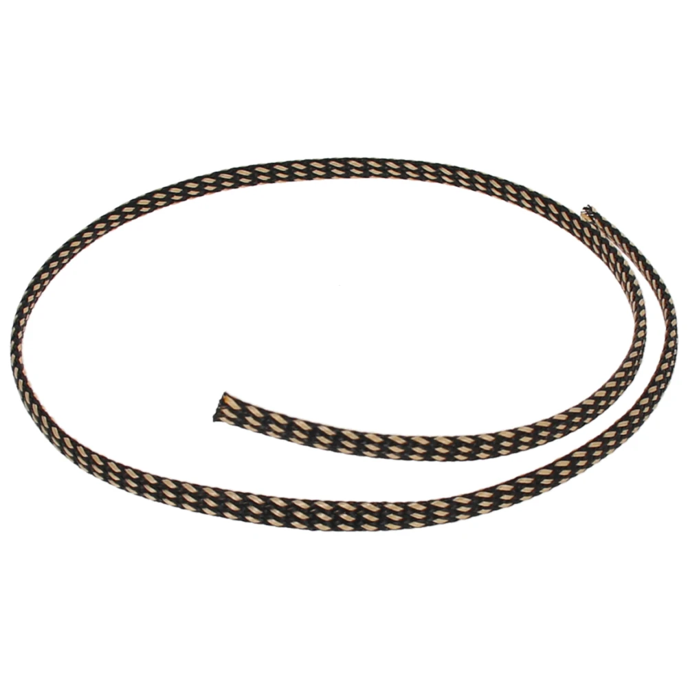 Black Gold 3mm x0.5m 2 мм/3 мм ширина 0,5~ 10 м длинный Плетеный защитный рукав устойчивый к коррозии ПЭТ Плетеный кабель изоляция рукав для защиты провода - Цвет: Black Gold 3mm x0.5m
