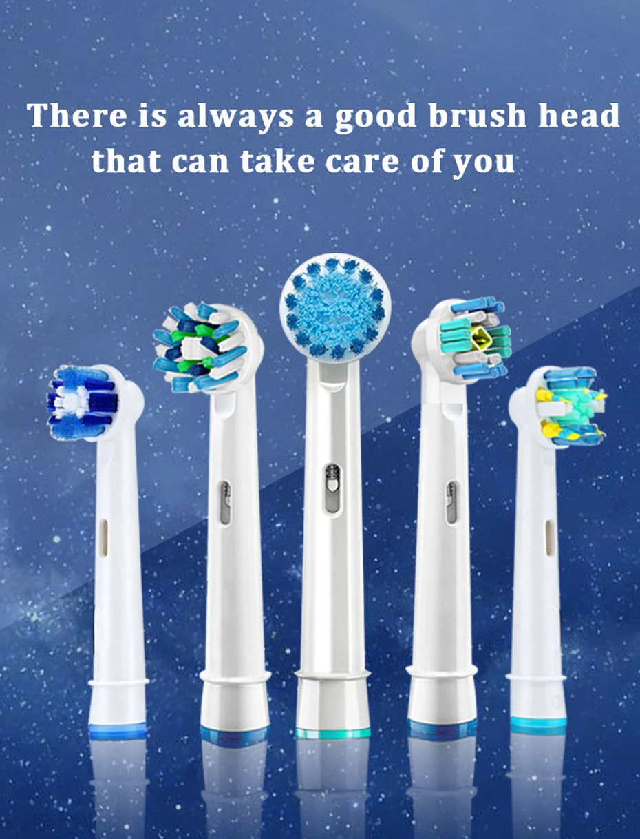 Oral B Electric Toothbrush Heads Replaceable Brush Heads For Oral B Electric Advance Pro Health Triumph 3D Excel Vitality 4pcs
