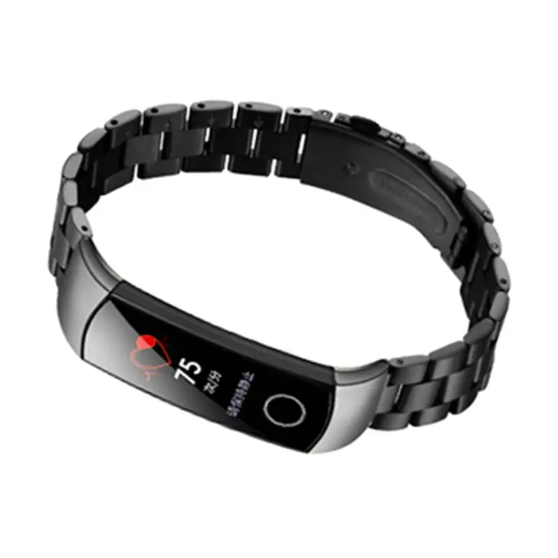 Металлический ремешок для часов huawei Honor Band 4 ремешок Металлический Стальной браслет huawei Band 4 ремешок браслет из нержавеющей стали замена