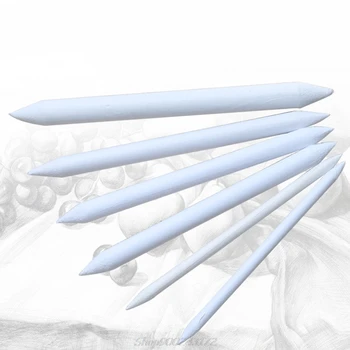 

6pcs Blending Smudge Tortillon Stump Sketch 6 Sizes Art Drawing Tool Pastel New Jy21 20 Dropship