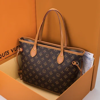 

Famous Designer Women Purse and Handbags 2020 New Large Capacity Casual Totes High Quality Cow Leather Shoulder Bags Sac A Main