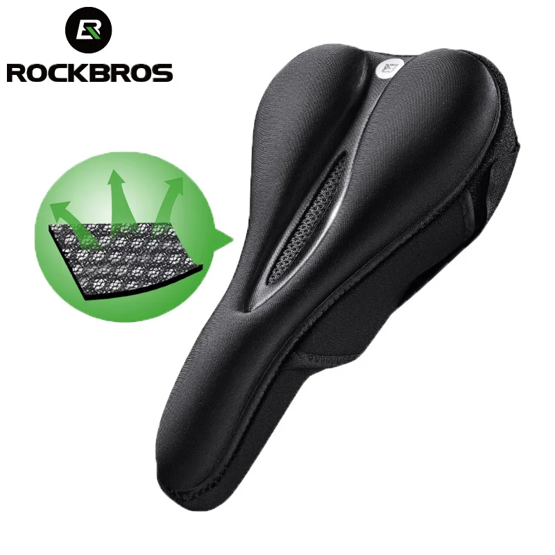 Велосипедное седло ROCKBROS ажурный дышащий Силиконовое сиденье для горного