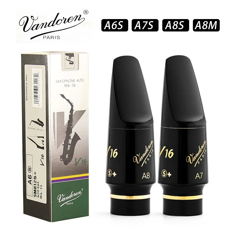 

Vandoren V16 Hard Rubber Tenor Saxophone Mouthpiece V16 - A6S/V16 - A7S/V16 - A8S/V16 - A8M Made in France