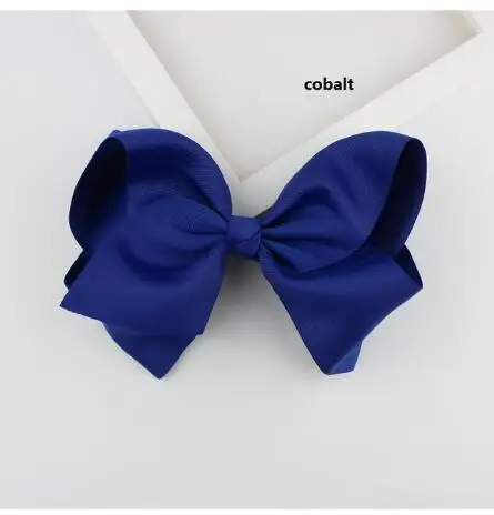 color 10 Хит, 1 шт./8 дюймов, заколки для волос, крокодил, большой бант, заколки для волос для девочек, детей, подростков, старших - Цвет: color 10