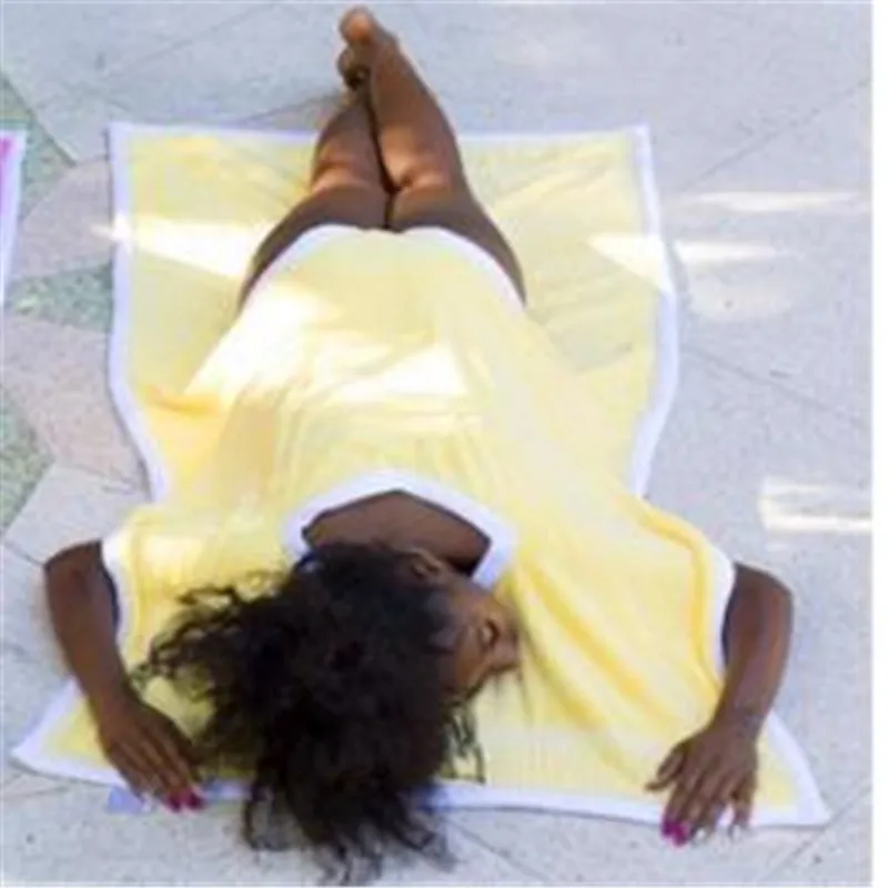 Women Bikini Cover Up Swimwear Beach Dress Swimsuit Bath Towel Bathrobe Blanket