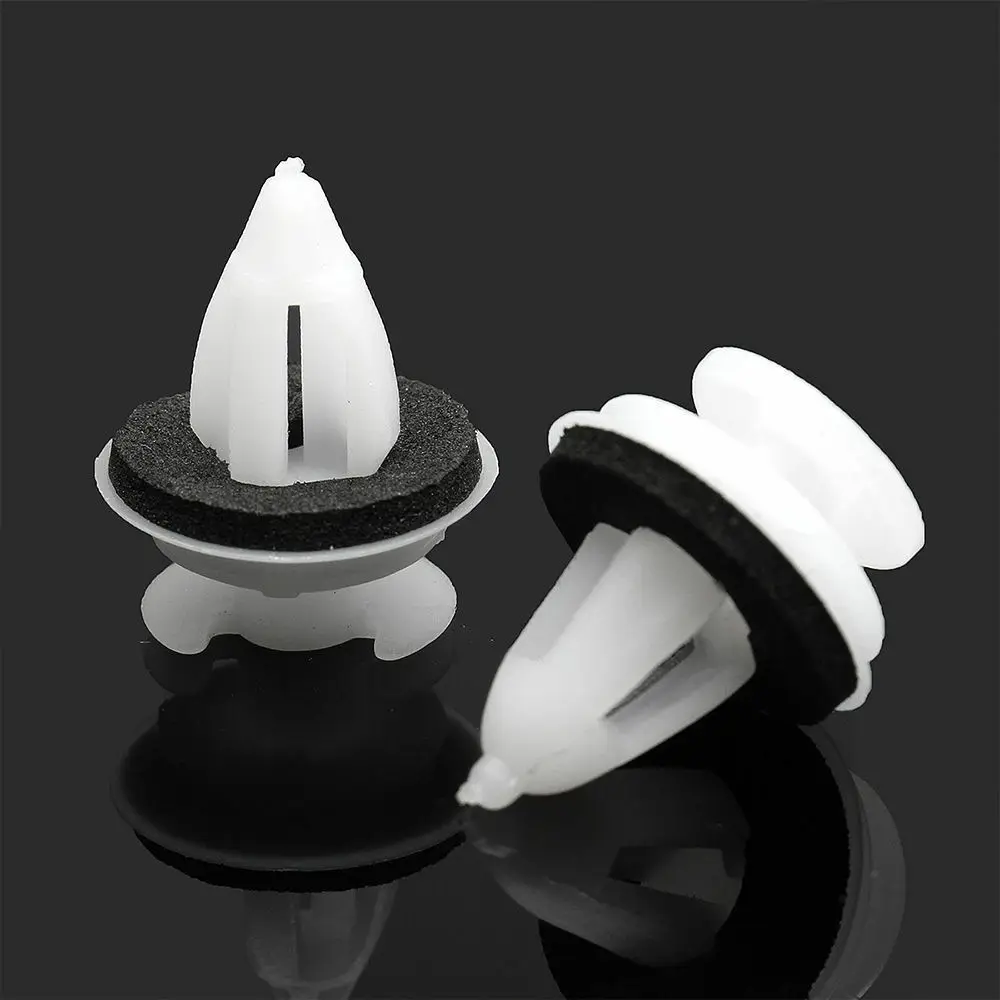 Белые крепежные зажимы для интерьера 50 шт. автомобильный крепежный брызговик E46 X5