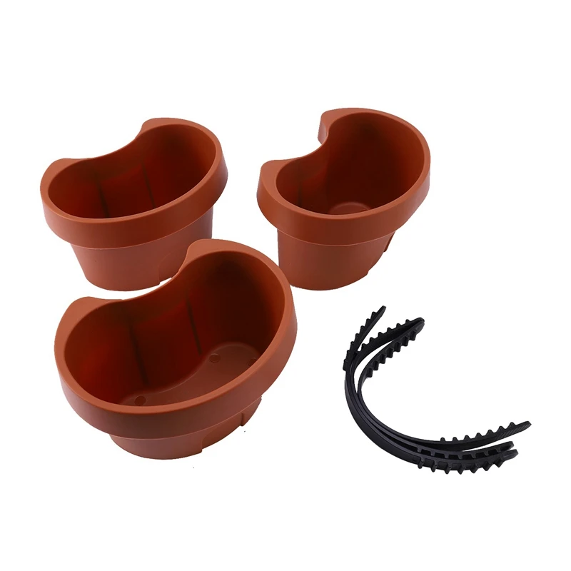 3 Pc/Lot Unique Gutter Downspout Garden Flower Pot Drain Pipe Flower Pots Tubs Drain Pipe Garden