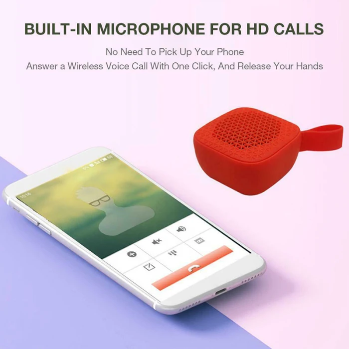 Портативный Bluetooth динамик беспроводной мини Bluetooth небольшой квадратный стерео динамик с портативным ремешком JR предложения
