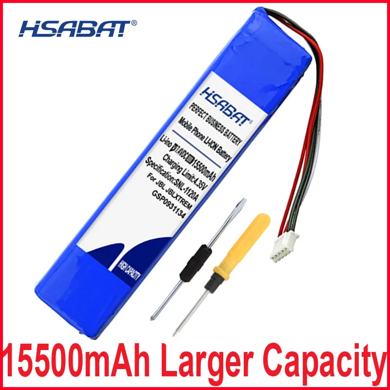 HSABAT 0 цикла 15500 мА/ч, GSP0931134 Батарея для JBL FLIP XTREME запасной аккумулятор