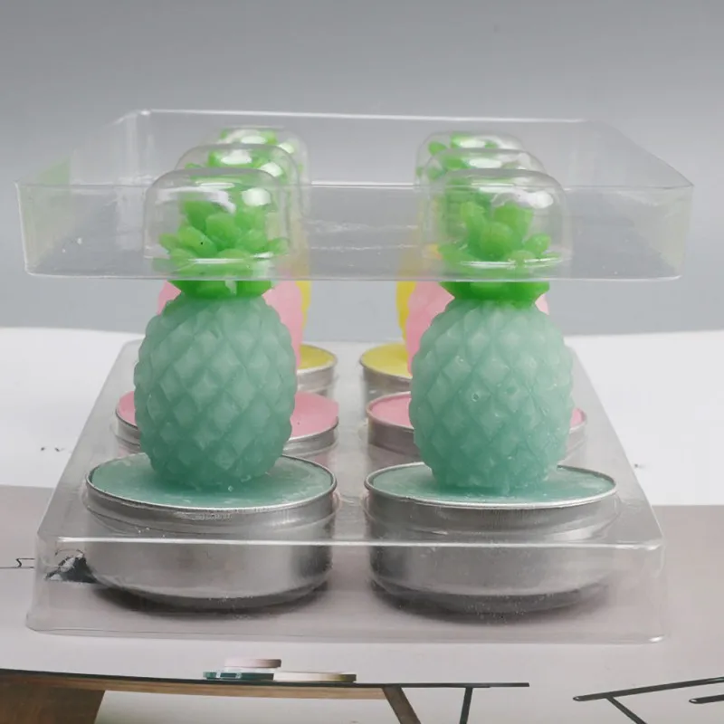 Искусственный Ананас Свеча для семьи, день рождения, украшение для свадьбы, украшение для места, при свечах, праздник, домашний декор MN