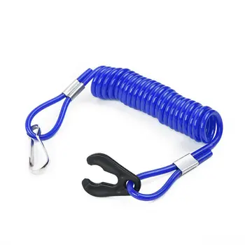 

Accessory Kill switch key Jet ski Outboard Floating Lanyard Blue TPU+PVC