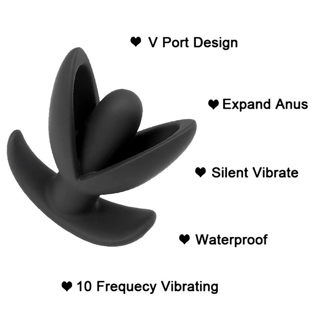 IKOKY Opening Butt Plug Anal Expander Dilator Rechargeable Vibrator Sex Toys for Women Men Prostate Massager | Красота и здоровье