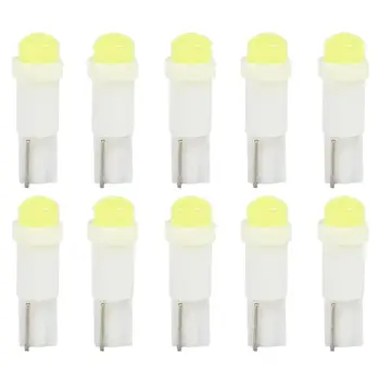 

10pcs T5 3D COB LED Bulbs for Car Instrument Cluster Light Reading Lamp