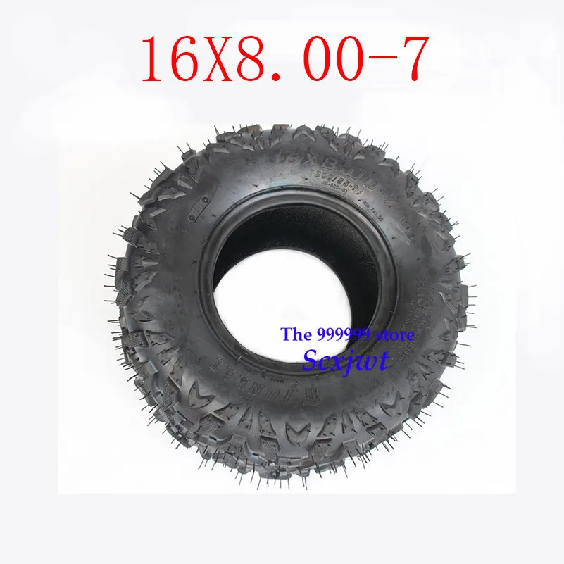 2PCS 2019 Hot Sale Good Quality 16x8.00-7 Vacuum Tyre ATV Tire Fit for 50CC 90CC 70CC 110CC 125CC Outer | Автомобили и мотоциклы
