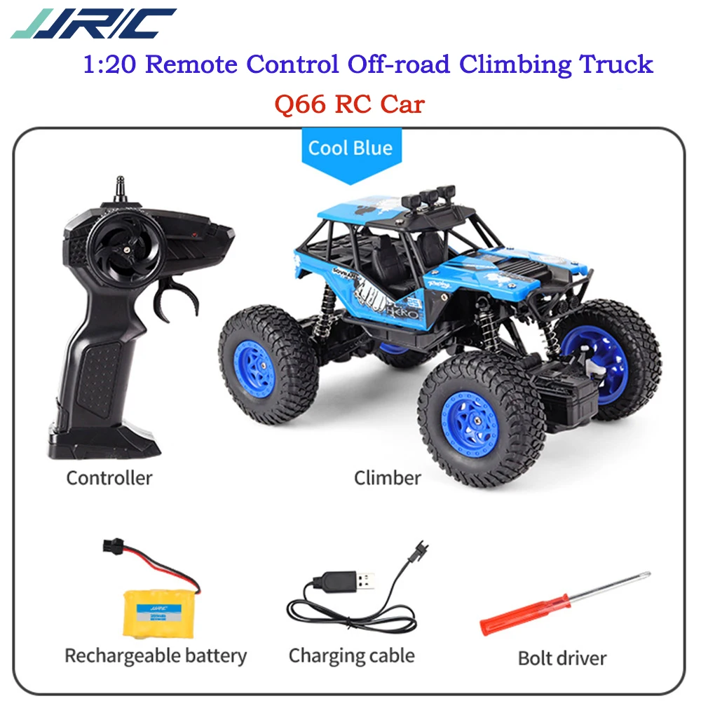 

RC Car 8KM/H Adjustable-speed 1:20 Climbing Off-Road Truck Drift Remote Controlr Short-Course Racing Car For Kid Toy JJRC Q66