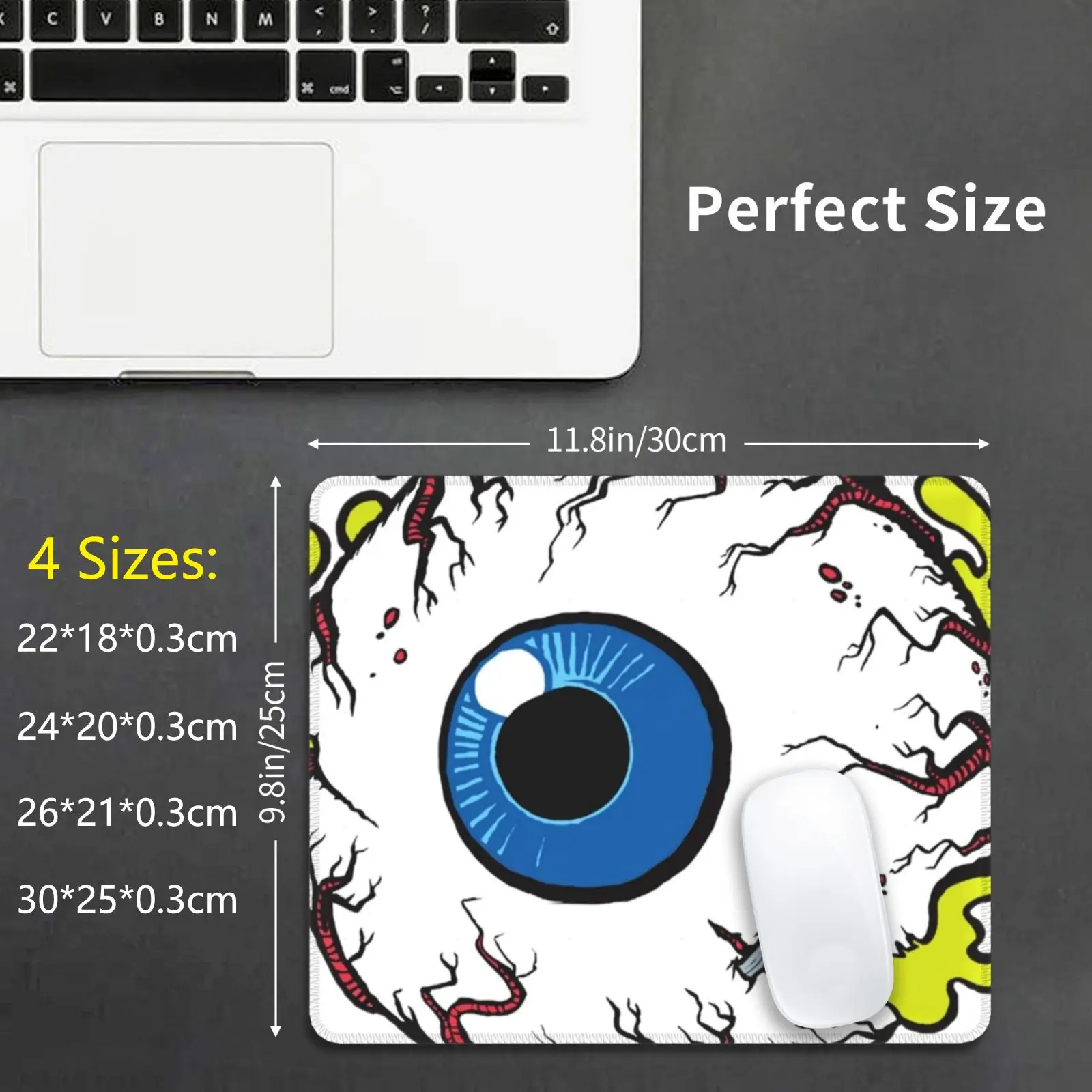Oculus Mouse Pad 1475 Oculus Bulbo Oculare Eye Mad Ball Madball