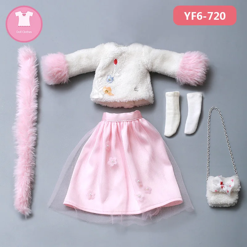 BJD одежда Кими лимон Dm Littlefee N9 тело и девушка 1/6 BJD платье SD красивая кукла наряд аксессуары luodoll - Цвет: YF6-720