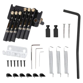 

Electric Guitar Headless Bridge Kit Guitar Replacement Parts Tool Accessories for 6 String Electric Guitar