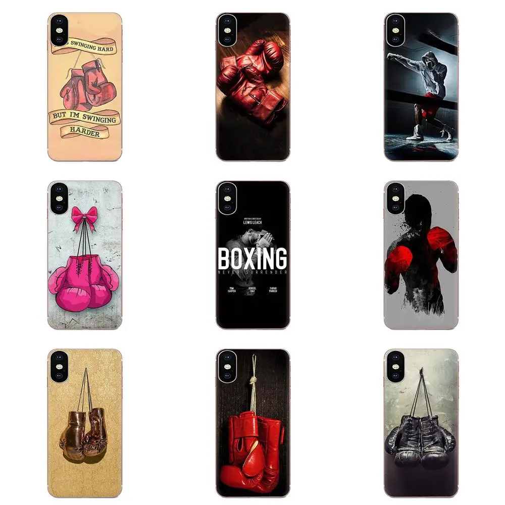 TPU Top Selling For Samsung Galaxy Note 8 9 10 Pro S4 S5 S6 S7 S8 S9 S10 S11 S11E S20 Edge Plus Ultra Boxing Gloves Pattern | Мобильные