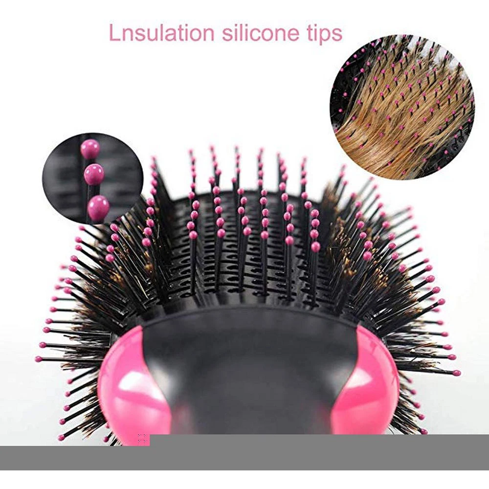 4 in 1 Air Curling Brush Straighten Curl Comb One Step Hair Drying Tool Electric Hair 3