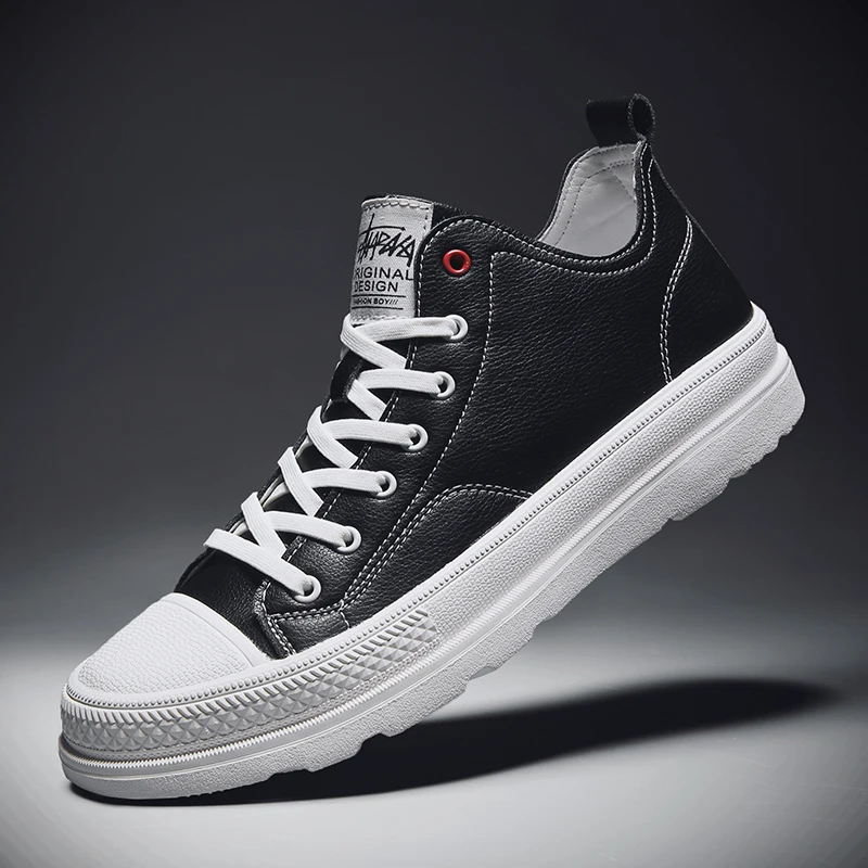 

Genuine Leather Shoes Men lace up Sneakers Cool Young Man Casual Shoes outdoor Cow Leather Male Footwear Shoes Male Footwear s5