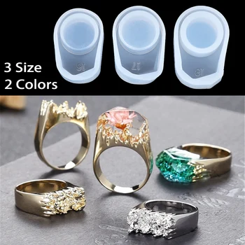 

DIY Crafts Crystal UV Epoxy Resin Silicone Mold Pendant Jewelry Making Tools Ring Mould