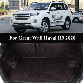 

For Great Wall Haval H9 2020 Accessories Leather Car Trunk Mat Cargo Liner Carpet Guard Protector All Inclusive 5 Seats 7 Seats
