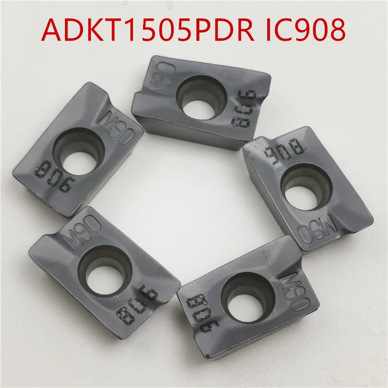 

Milling turning tool HM90 ADKT 1505PDR IC908 External Turning Tools Carbide insert Lathe cutter Tool apkt1604 turning insert