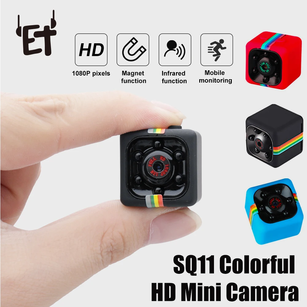 ET мини камера HD 1080P датчик ночного видения Видеокамера движения DVR микро камера Спорт DV видео маленькая камера видеокамера зазор