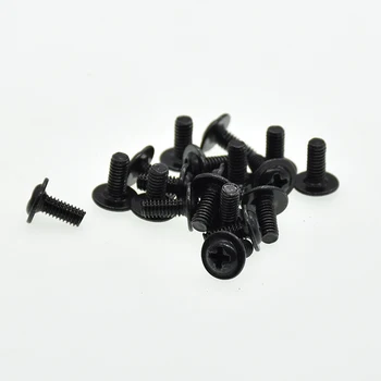 

20PCS M2 M2.5 M3 M4 M5 M6 DIN967 Black Cross recessed pan head screws with collar For Computer Floppy DVD ROM Motherboard