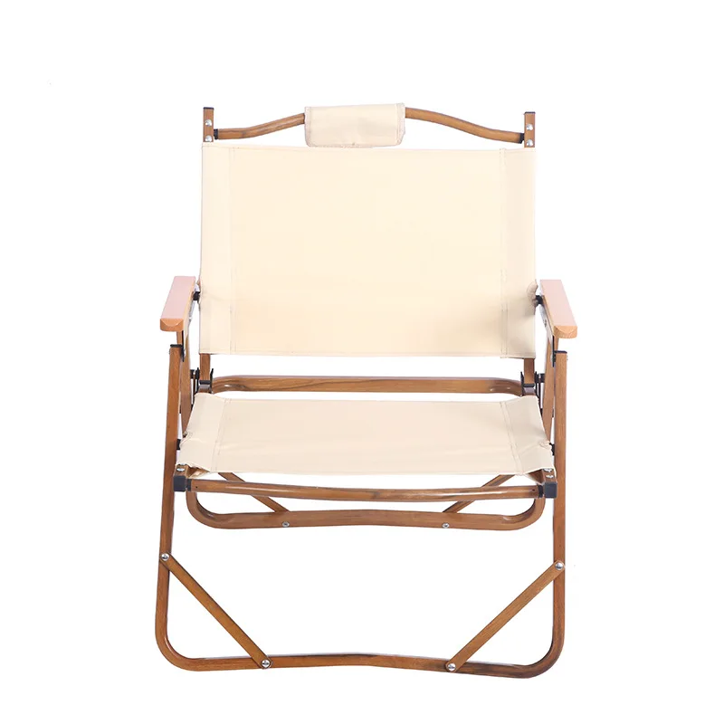 Aluminum Wood Grain Folding Chair Portable Camping Chair Outdoor Folding Chair Low Chairs Green White Outdoor Furniture aluminium outdoor furniture